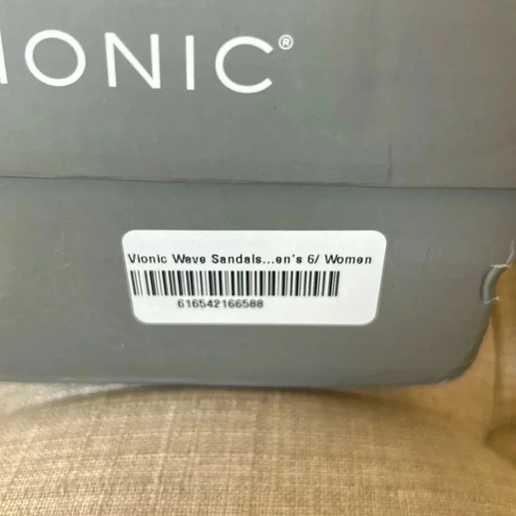 Vionic 44 Wave Orthotic Brown Thong Sandals 7 - Picture 3 of 7